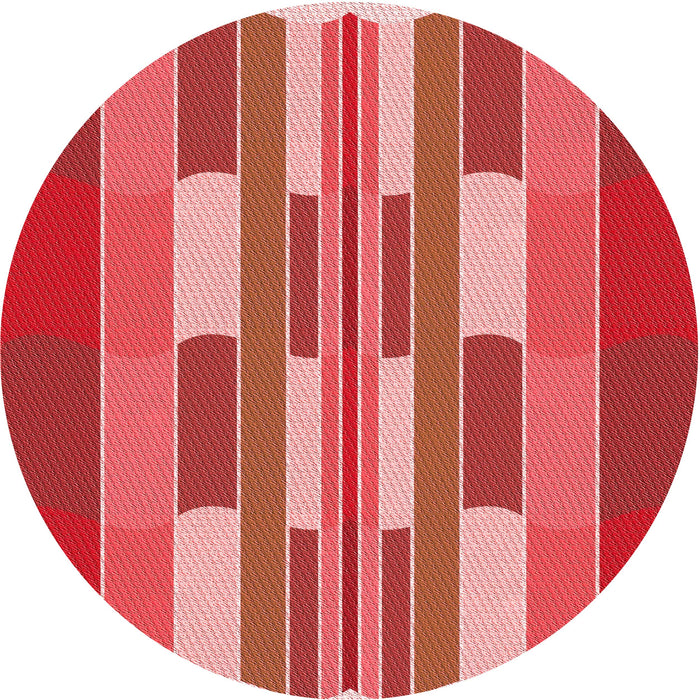 Square Machine Washable Transitional Red Rug in a Living Room, wshpat1430rd