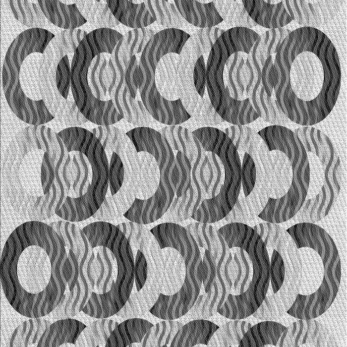 Machine Washable Transitional Platinum Silver Gray Rug, wshpat1431gry