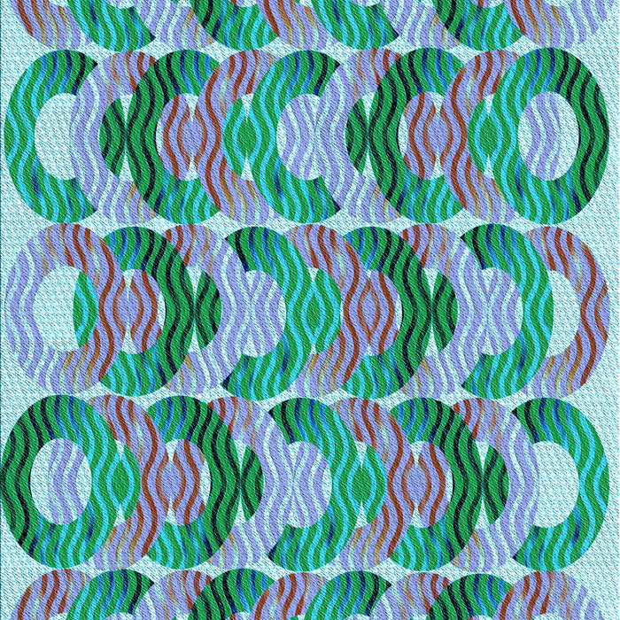 Patterned Steel Blue Rug, pat1431lblu