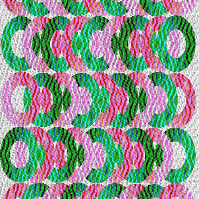 Machine Washable Transitional Green Rug, wshpat1431