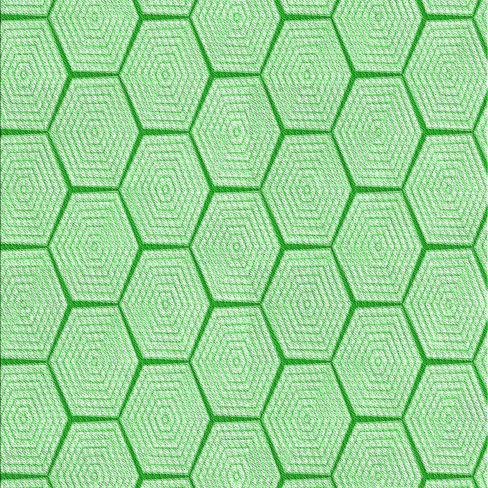 Patterned Green Rug, pat1432grn