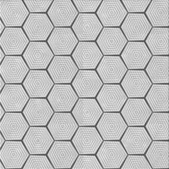 Round Machine Washable Transitional Platinum Gray Rug, wshpat1432gry