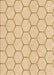 Machine Washable Transitional Golden Blonde Gold Rug, wshpat1432org