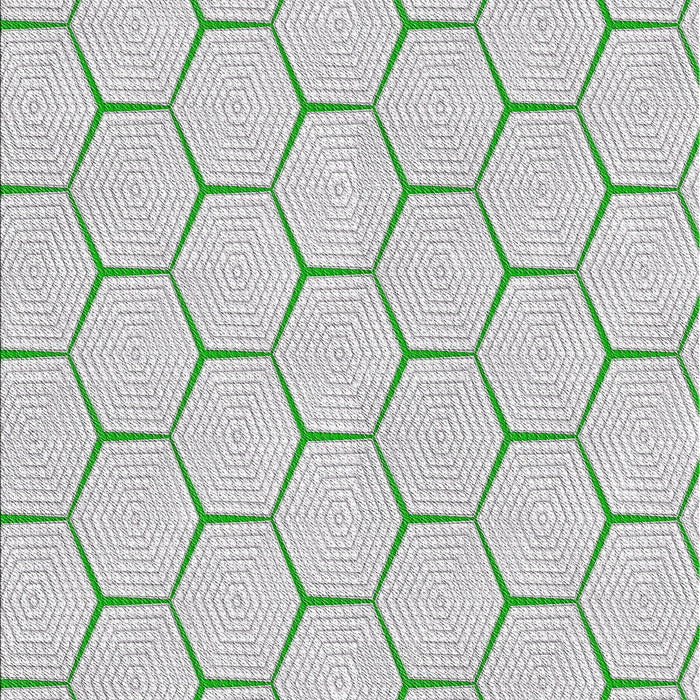 Patterned Light Rose Green Novelty Rug, pat1432