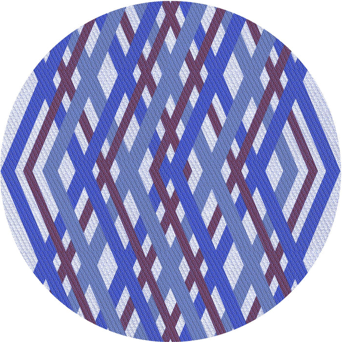 Square Machine Washable Transitional Slate Blue Rug in a Living Room, wshpat1433blu