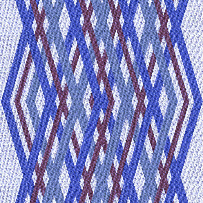 Patterned Slate Blue Rug, pat1433blu