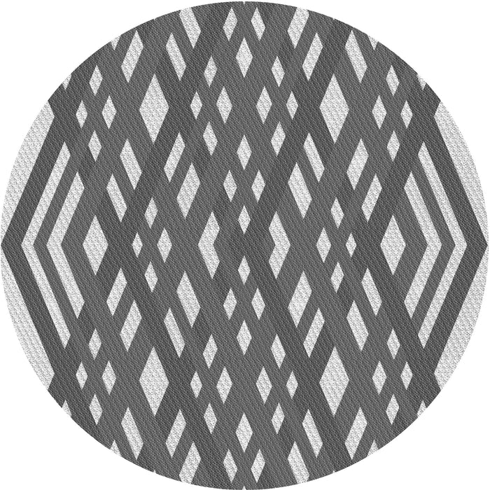 Square Machine Washable Transitional Cloud Gray Rug in a Living Room, wshpat1433gry