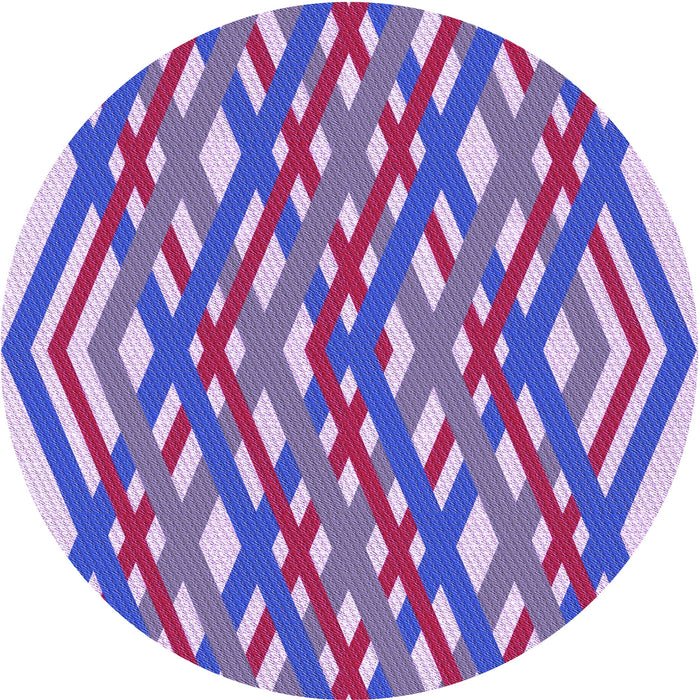 Square Machine Washable Transitional Bright Lilac Purple Rug in a Living Room, wshpat1433pur