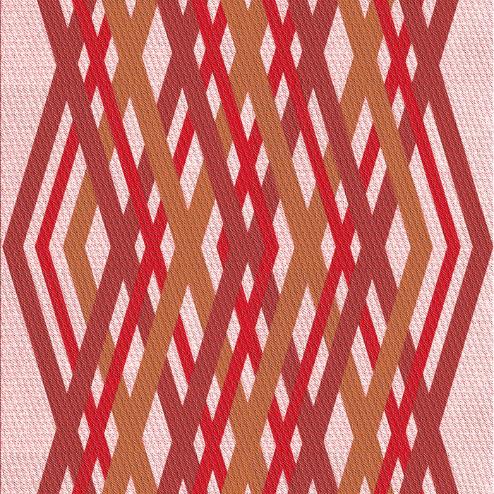 Patterned Light Salmon Pink Rug, pat1433rd