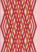 Machine Washable Transitional Light Salmon Pink Rug, wshpat1433rd