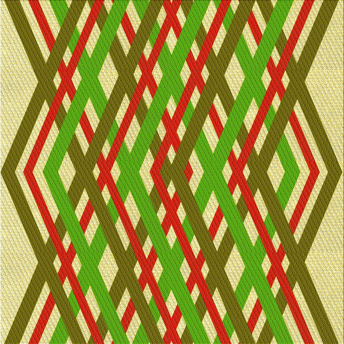 Round Patterned Yellow Green Rug, pat1433yw