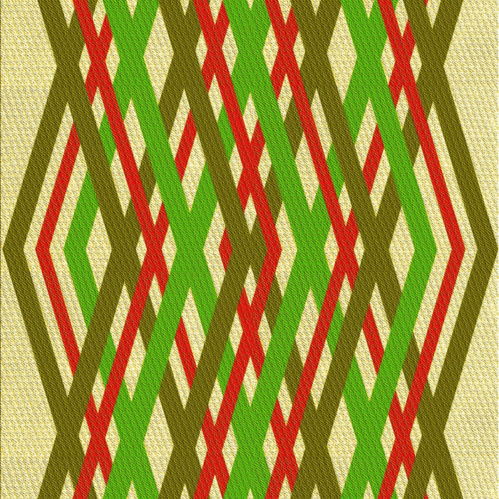 Patterned Yellow Green Rug, pat1433yw