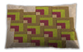 Patterned Rectangular Red Lumbar Throw Pillow, 13 inch by 19 inch, lbpat1434org