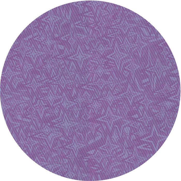 Square Patterned Purple Rug, pat1435lblu
