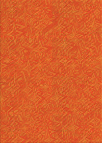 Machine Washable Transitional Orange Red Orange Rug, wshpat1435yw