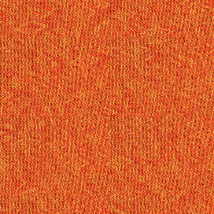 Machine Washable Transitional Orange Red Orange Rug, wshpat1435yw