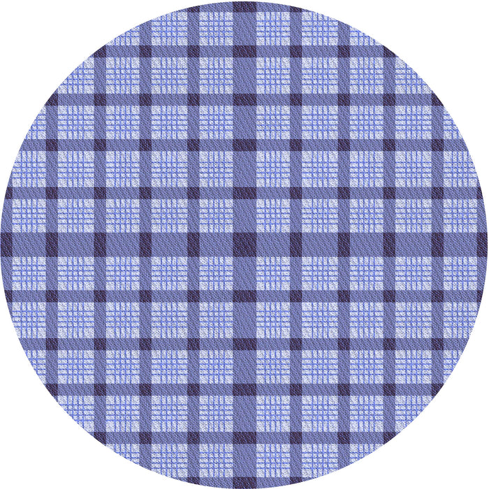 Square Patterned Slate Blue Rug, pat1436blu