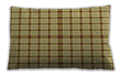 Patterned Rectangular Golden Brown Yellow Lumbar Throw Pillow, 13 inch by 19 inch, lbpat1436brn