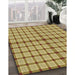 Machine Washable Transitional Golden Brown Yellow Rug in a Family Room, wshpat1436brn