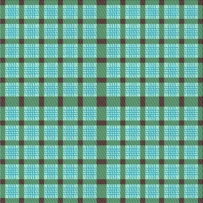 Round Patterned Turquoise Green Rug, pat1436lblu