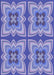 Patterned Purple Mimosa Purple Rug, pat1437blu