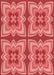 Patterned Red Rug, pat1437rd