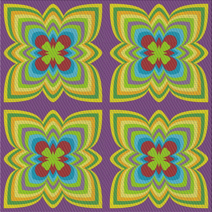 Sideview of Machine Washable Transitional Yellow Green Rug, wshpat1437