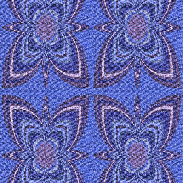 Patterned Light Slate Blue Rug, pat1438blu