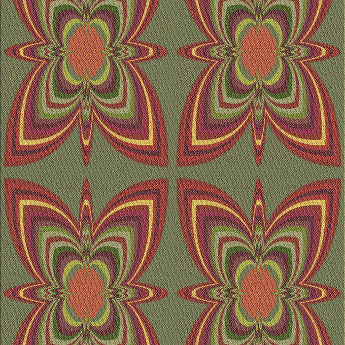 Machine Washable Transitional Fire Brick Red Rug, wshpat1438brn