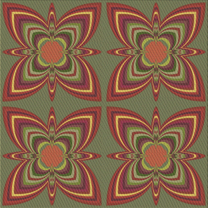 Round Machine Washable Transitional Fire Brick Red Rug, wshpat1438brn