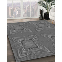 Patterned Gray Rug, pat1438gry