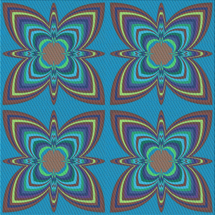 Round Machine Washable Transitional Dark Turquoise Green Rug, wshpat1438lblu