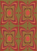 Patterned Red Rug, pat1438org