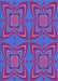 Patterned Blue Lotus Blue Rug, pat1438pur