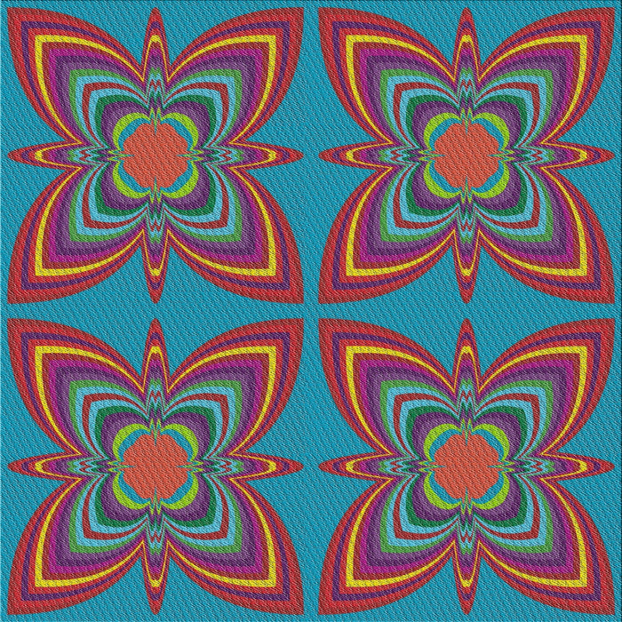 Sideview of Machine Washable Transitional Macaw Blue Green Rug, wshpat1438