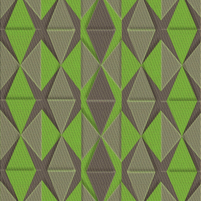 Patterned Coffee Brown Rug, pat1439brn