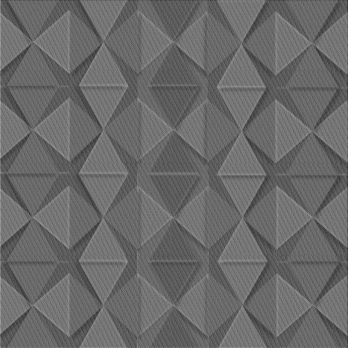 Round Patterned Gray Rug, pat1439gry