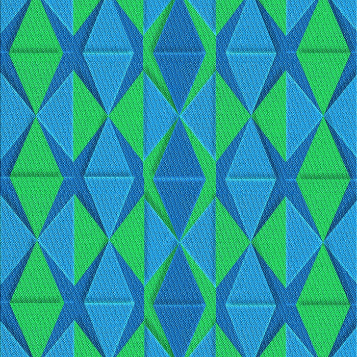 Machine Washable Transitional Neon Blue Rug, wshpat1439lblu