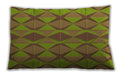 Patterned Rectangular Pistachio Green Lumbar Throw Pillow, 13 inch by 19 inch, lbpat1439org