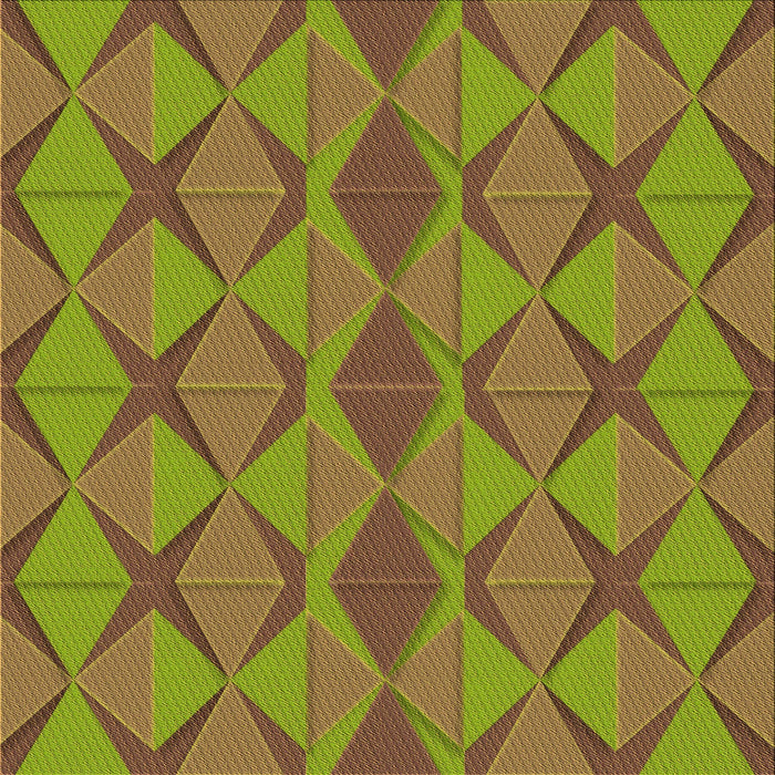 Round Patterned Pistachio Green Rug, pat1439org