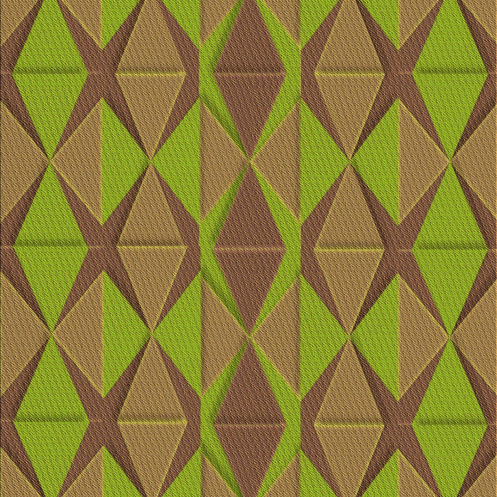 Patterned Pistachio Green Rug, pat1439org