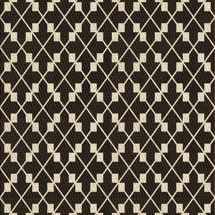 Machine Washable Transitional Brown Rug, wshpat144brn