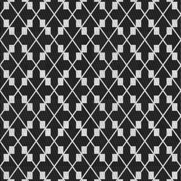 Patterned Midnight Gray Rug, pat144gry