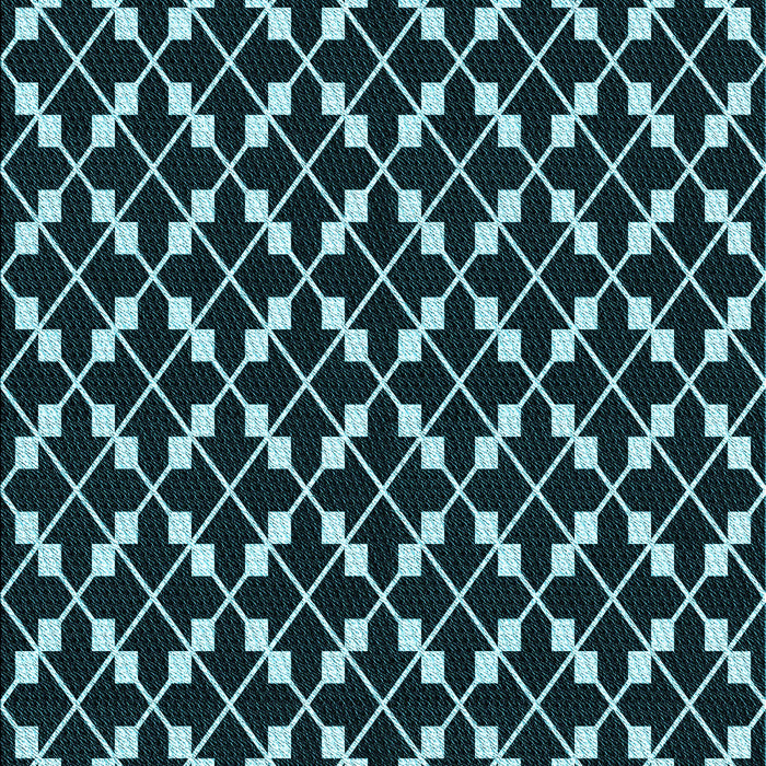 Patterned Deep Teal Green Rug, pat144lblu
