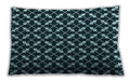 Patterned Rectangular Deep Teal Green Lumbar Throw Pillow, 13 inch by 19 inch, lbpat144lblu