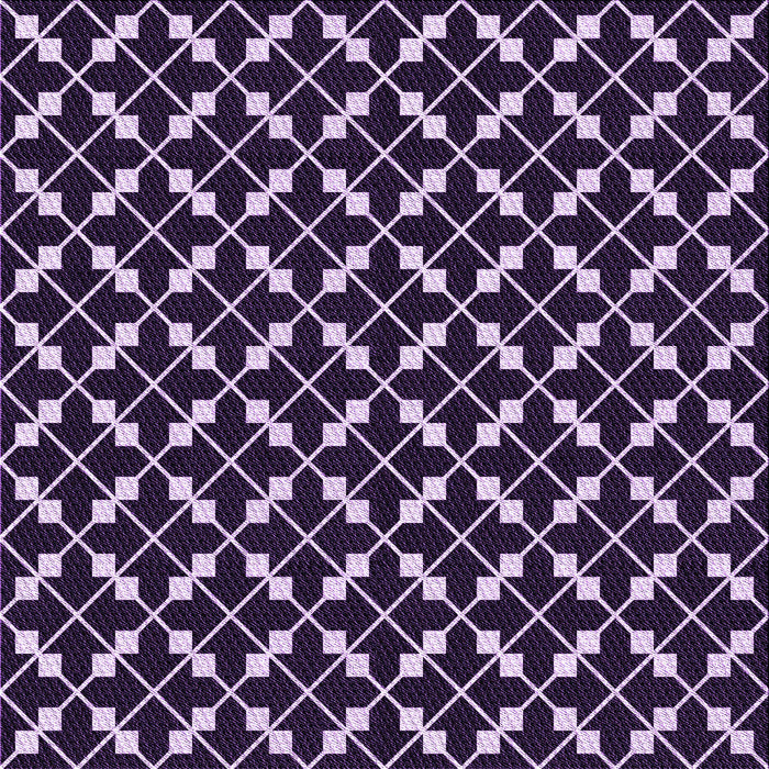 Round Patterned Lilac Purple Rug, pat144pur