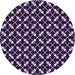 Square Patterned Lilac Purple Rug, pat144pur