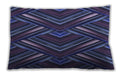 Patterned Rectangular Slate Blue Lumbar Throw Pillow, 13 inch by 19 inch, lbpat1440blu
