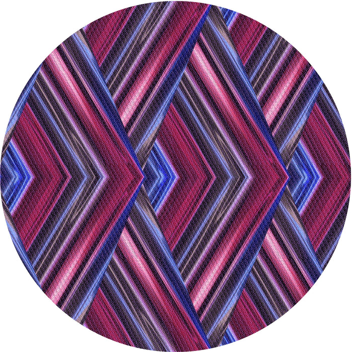 Square Machine Washable Transitional Purple Violet Purple Rug in a Living Room, wshpat1440pur