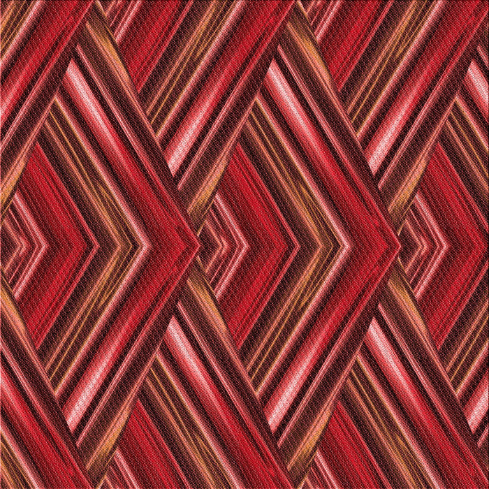 Round Patterned Red Rug, pat1440rd